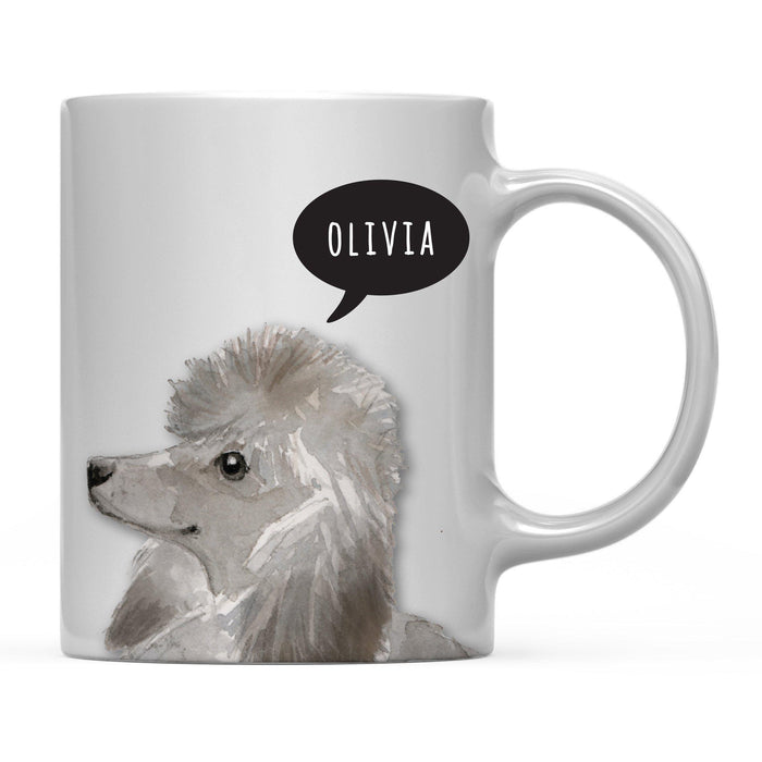 Andaz Press 11oz Personalized Dog Bubble Message Coffee Mug-Set of 1-Andaz Press-Wire Haired Jack Russell Custom-