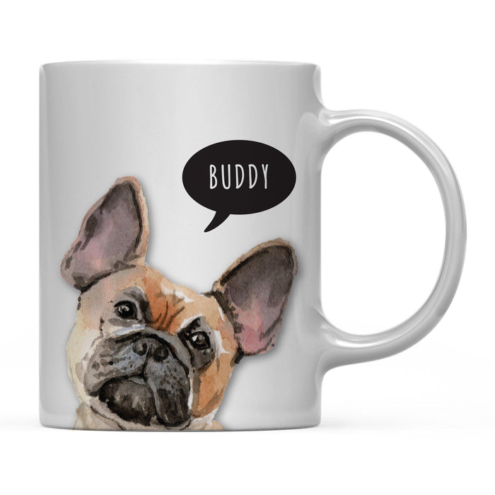 Andaz Press 11oz Personalized Dog Bubble Message Coffee Mug-Set of 1-Andaz Press-Wire Haired Jack Russell Custom-