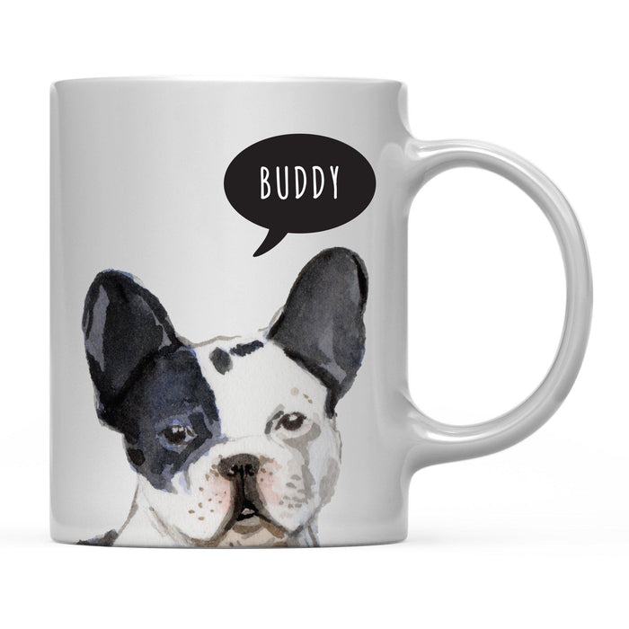 Andaz Press 11oz Personalized Dog Bubble Message Coffee Mug-Set of 1-Andaz Press-Wire Haired Jack Russell Custom-