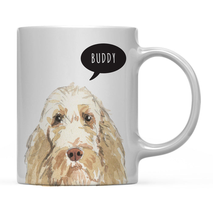 Andaz Press 11oz Personalized Dog Bubble Message Coffee Mug-Set of 1-Andaz Press-Wire Haired Jack Russell Custom-