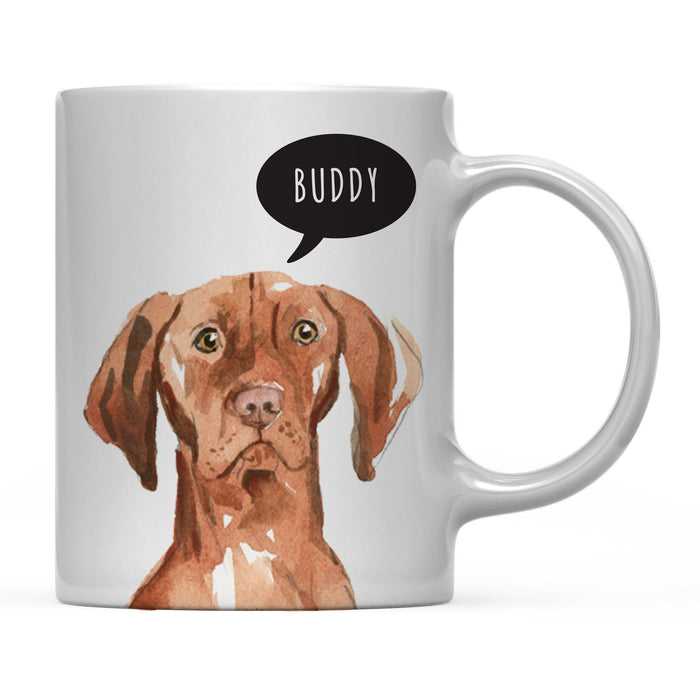 Andaz Press 11oz Personalized Dog Bubble Message Coffee Mug-Set of 1-Andaz Press-Wire Haired Jack Russell Custom-