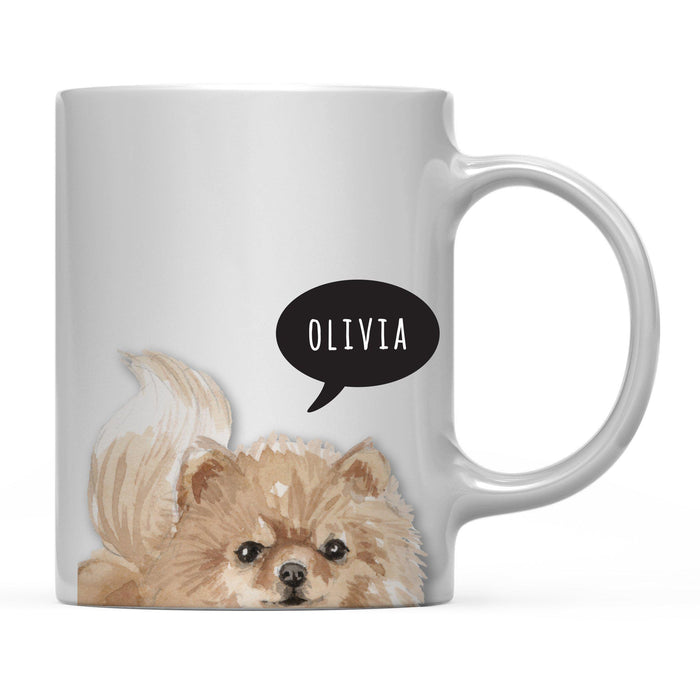 Andaz Press 11oz Personalized Dog Bubble Message Coffee Mug-Set of 1-Andaz Press-Wire Haired Jack Russell Custom-