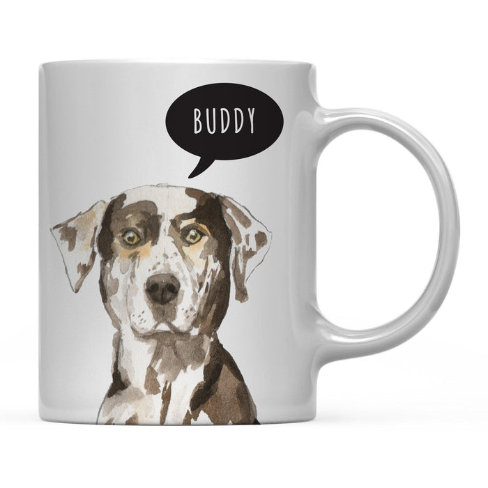 Andaz Press 11oz Personalized Dog Bubble Message Coffee Mug-Set of 1-Andaz Press-Catahoula Leopard Custom-
