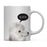 Andaz Press 11oz Personalized Dog Bubble Message Coffee Mug-Set of 1-Andaz Press-White Poodle Custom-