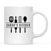 Andaz Press 11oz Personalized Family Kitchen with Utensil Graphics Coffee Mug-Set of 1-Andaz Press-