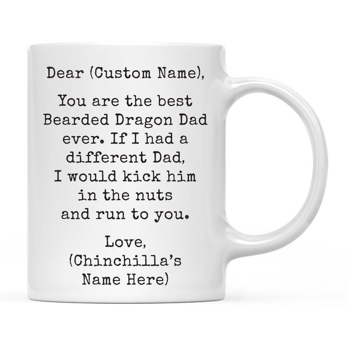Andaz Press 11oz Personalized Funny Best Pet Dad Coffee Mug-Set of 1-Andaz Press-Chinchilla Custom-