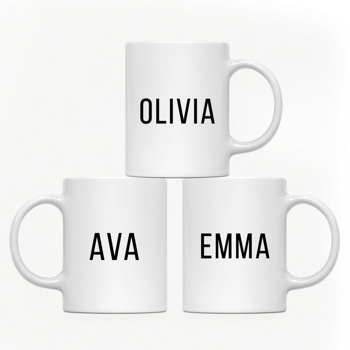 Andaz Press 11oz Personalized Unique Text Coffee Mug-Set of 1-Andaz Press-Elegant-