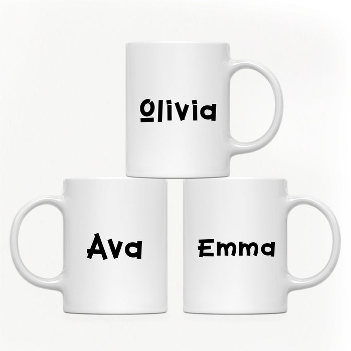 Andaz Press 11oz Personalized Unique Text Coffee Mug-Set of 1-Andaz Press-Elegant-