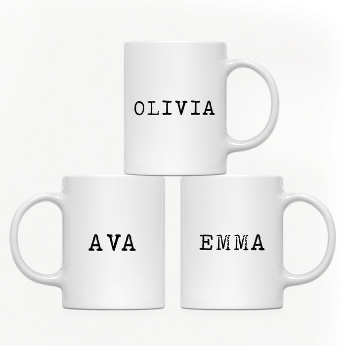 Andaz Press 11oz Personalized Unique Text Coffee Mug-Set of 1-Andaz Press-Elegant-