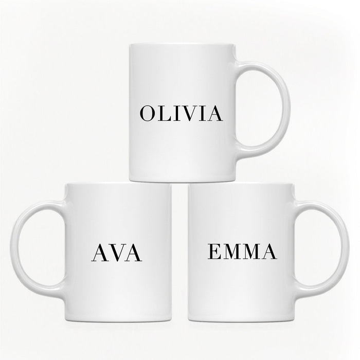 Andaz Press 11oz Personalized Unique Text Coffee Mug-Set of 1-Andaz Press-Elegant-