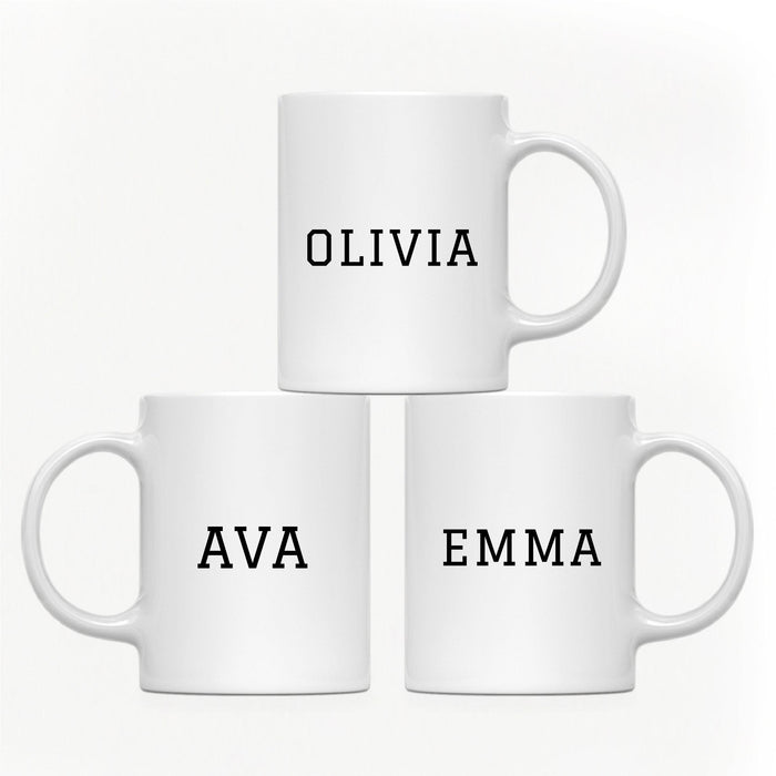 Andaz Press 11oz Personalized Unique Text Coffee Mug-Set of 1-Andaz Press-Elegant-