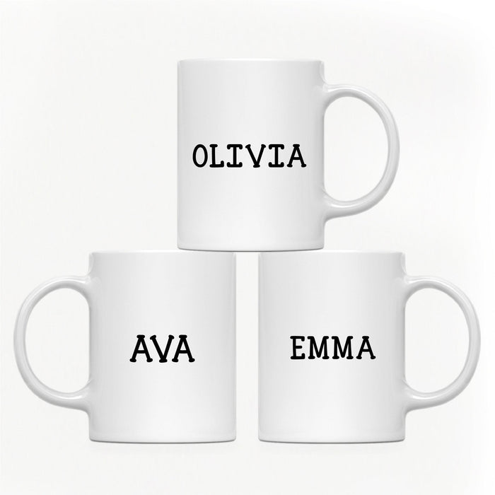 Andaz Press 11oz Personalized Unique Text Coffee Mug-Set of 1-Andaz Press-Elegant-