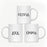 Andaz Press 11oz Personalized Unique Text Coffee Mug-Set of 1-Andaz Press-Elegant-