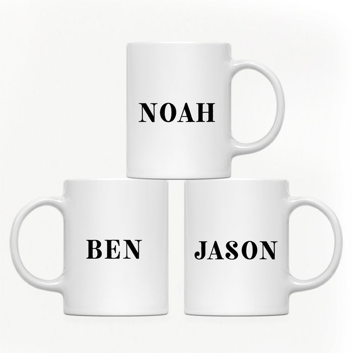 Andaz Press 11oz Personalized Unique Text Coffee Mug-Set of 1-Andaz Press-Elegant-