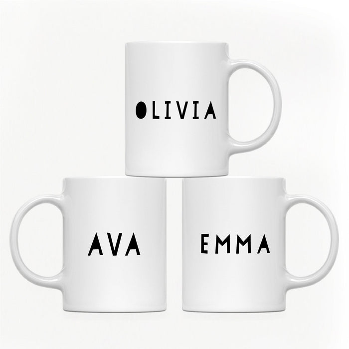 Andaz Press 11oz Personalized Unique Text Coffee Mug-Set of 1-Andaz Press-Elegant-