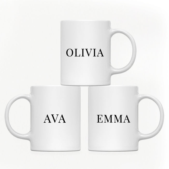 Andaz Press 11oz Personalized Unique Text Coffee Mug-Set of 1-Andaz Press-Elegant-