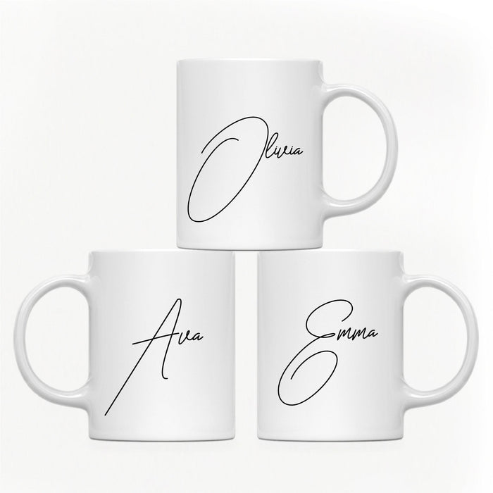 Andaz Press 11oz Personalized Unique Text Coffee Mug-Set of 1-Andaz Press-Elegant-