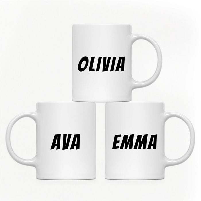 Andaz Press 11oz Personalized Unique Text Coffee Mug-Set of 1-Andaz Press-Elegant-