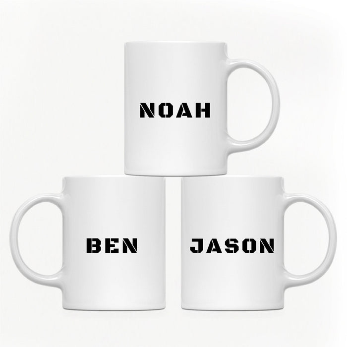 Andaz Press 11oz Personalized Unique Text Coffee Mug-Set of 1-Andaz Press-Elegant-
