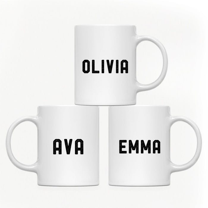 Andaz Press 11oz Personalized Unique Text Coffee Mug-Set of 1-Andaz Press-Elegant-