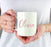 Andaz Press 11oz Personalized Wedding Faux Pink Glitter Coffee Mug-Set of 1-Andaz Press-Custom Name-