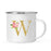 Andaz Press 11oz Pink Roses Faux Gold Glitter Monogram Campfire Coffee Mug-Set of 1-Andaz Press-A-