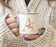 Andaz Press 11oz Pink Roses Faux Gold Glitter Monogram Campfire Coffee Mug-Set of 1-Andaz Press-A-