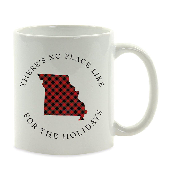 Andaz Press 11oz Plaid US State Home Coffee Mug-Set of 1-Andaz Press-Alabama-