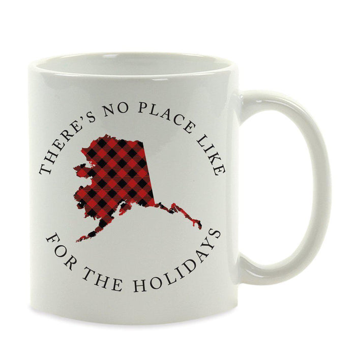 Andaz Press 11oz Plaid US State Home Coffee Mug-Set of 1-Andaz Press-Alabama-