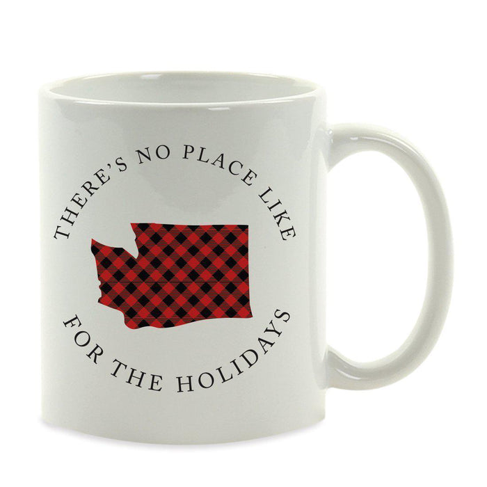 Andaz Press 11oz Plaid US State Home Coffee Mug-Set of 1-Andaz Press-Alabama-