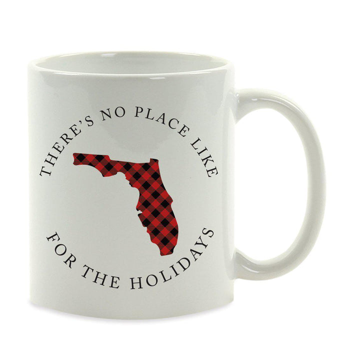 Andaz Press 11oz Plaid US State Home Coffee Mug-Set of 1-Andaz Press-Florida-