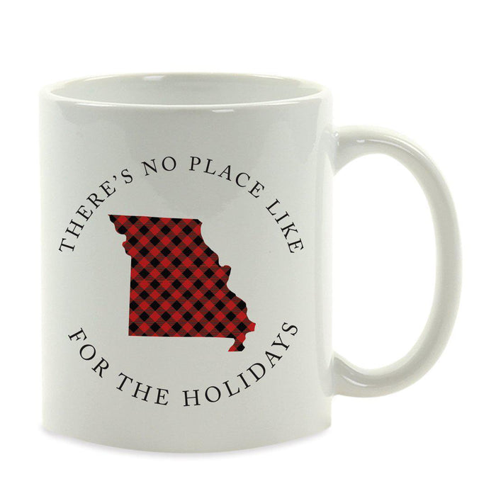 Andaz Press 11oz Plaid US State Home Coffee Mug-Set of 1-Andaz Press-Missouri-