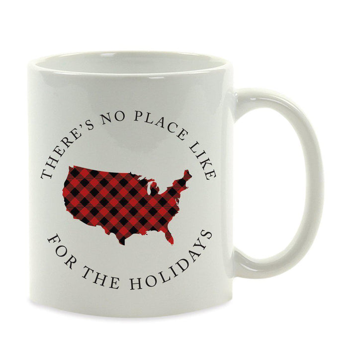 Andaz Press 11oz Plaid US State Home Coffee Mug-Set of 1-Andaz Press-United States-