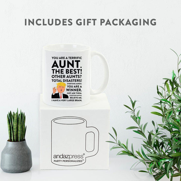 Andaz Press 11oz President Donald Trump Family Terrific Part 2 Coffee Mug-Set of 1-Andaz Press-Aunt-