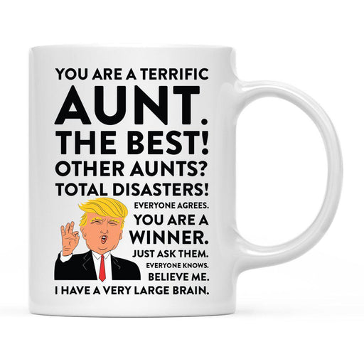 Andaz Press 11oz President Donald Trump Family Terrific Part 2 Coffee Mug-Set of 1-Andaz Press-Aunt-
