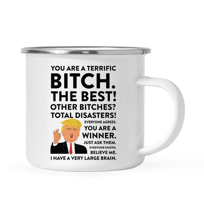Andaz Press 11oz President Donald Trump Terrific Family Campfire Coffee Mug-Set of 1-Andaz Press-Bitch-