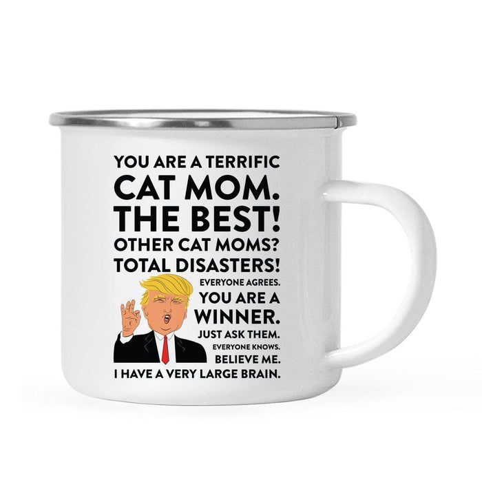 Andaz Press 11oz President Donald Trump Terrific Family Campfire Coffee Mug-Set of 1-Andaz Press-Cat Mom-