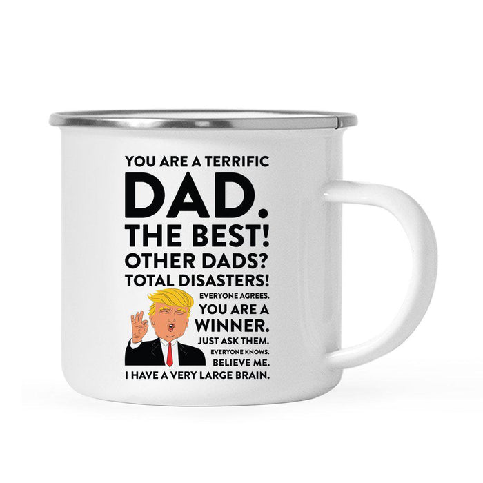 Andaz Press 11oz President Donald Trump Terrific Family Campfire Coffee Mug-Set of 1-Andaz Press-Dad-