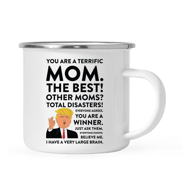 Andaz Press 11oz President Donald Trump Terrific Family Campfire Coffee Mug-Set of 1-Andaz Press-Mom-