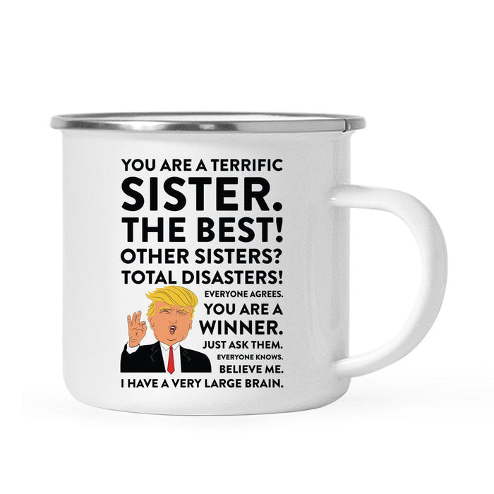 Andaz Press 11oz President Donald Trump Terrific Family Campfire Coffee Mug-Set of 1-Andaz Press-Sister-