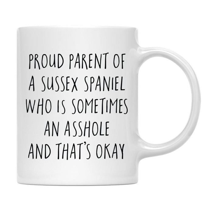 Andaz Press 11oz Proud Dog Parent Coffee Mug - 50 Designs-Set of 1-Andaz Press-Irish Water Spaniel-