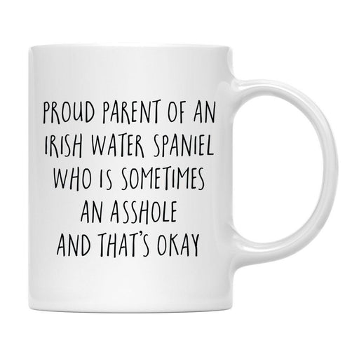 Andaz Press 11oz Proud Dog Parent Coffee Mug - 50 Designs-Set of 1-Andaz Press-Irish Water Spaniel-