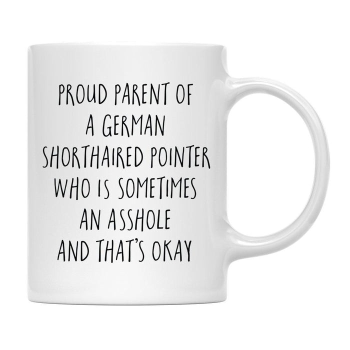 Andaz Press 11oz Proud Dog Parent Coffee Mug Set 1-Set of 1-Andaz Press-German Shorthaired Pointer-