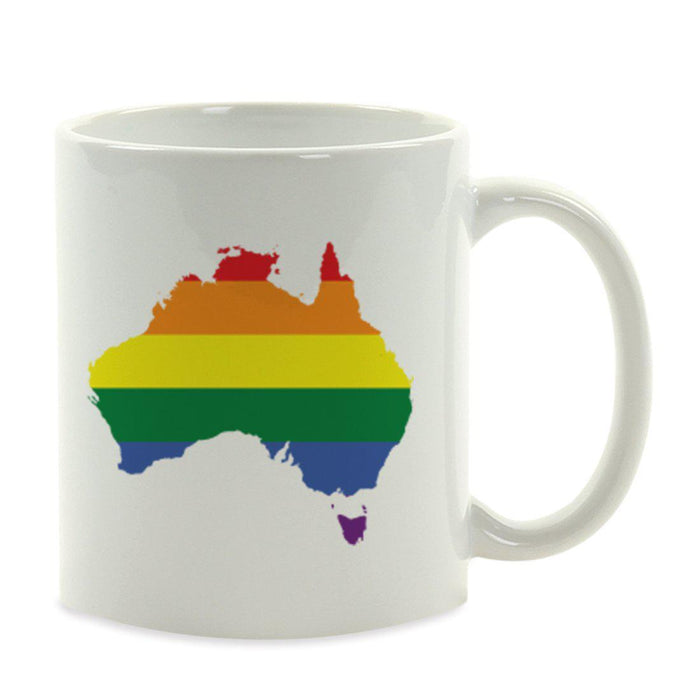 Andaz Press 11oz Rainbow Gay Lesbian Transgender LGBQT Pride Flag US State Coffee Mug-Set of 1-Andaz Press-Australia-