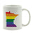 Andaz Press 11oz Rainbow Gay Lesbian Transgender LGBQT Pride Flag US State Coffee Mug-Set of 1-Andaz Press-Minnesota-