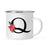Andaz Press 11oz Red Poinsettia Flower Monogram Campfire Coffee Mug-Set of 1-Andaz Press-A-