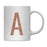 Andaz Press 11oz Rose Gold Faux Glitter Monogram Coffee Mug-Set of 1-Andaz Press-A-