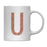 Andaz Press 11oz Rose Gold Faux Glitter Monogram Coffee Mug-Set of 1-Andaz Press-U-