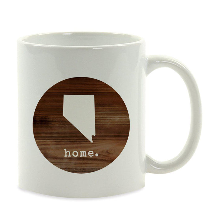 Andaz Press 11oz Rustic Wood Home US State Coffee Mug-Set of 1-Andaz Press-Alabama-