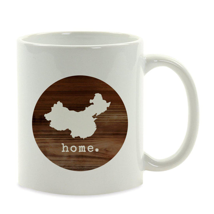 Andaz Press 11oz Rustic Wood Home US State Coffee Mug-Set of 1-Andaz Press-China-